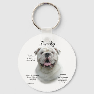 Bulldog Geschiedenis Ontwerp Sleutelhanger