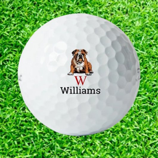 Bulldog Gift Golfballen