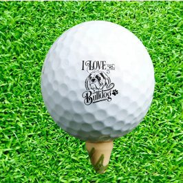 Bulldog Gift Golfballen