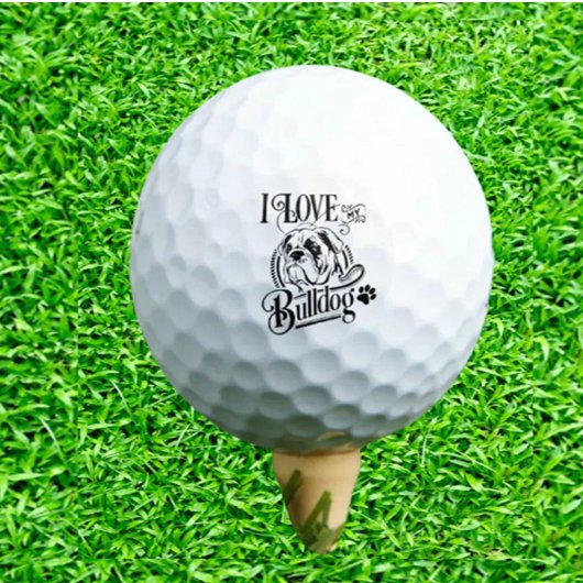 Bulldog Gift Golfballen
