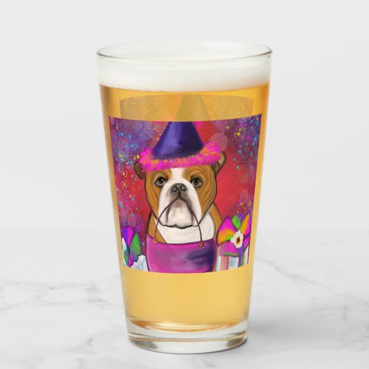 Bulldog glas (Voorkant gevuld)