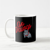 Bulldog Go Dawgs Girls Youth Teen Boys Kids Men Wo Koffiemok (Links)
