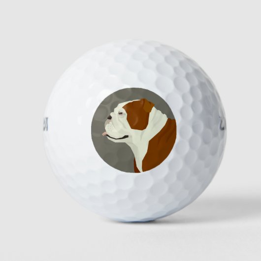 Bulldog Golfballen (Voorkant)