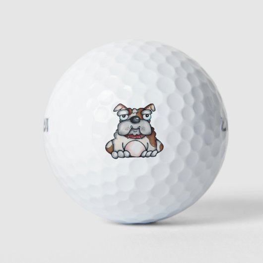 Bulldog Golfballen (Voorkant)
