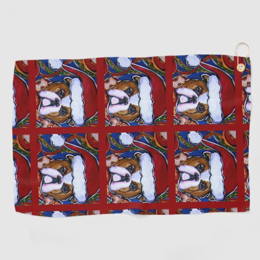 Bulldog Golfhanddoek (Horizontaal)