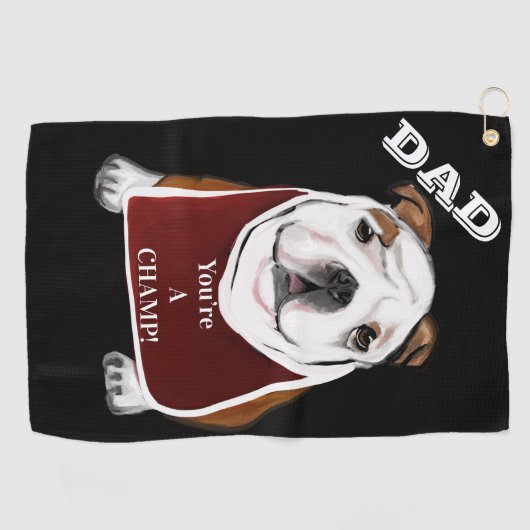 BULLDOG GOLFHANDDOEK (Horizontaal)