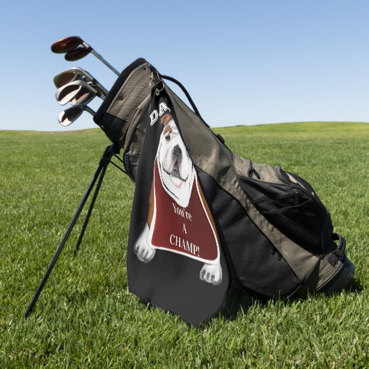 BULLDOG GOLFHANDDOEK (Groen)