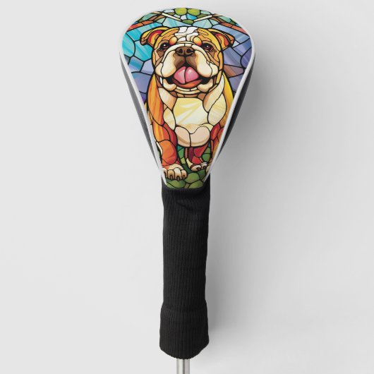 Bulldog Golfheadcover (Voorkant)