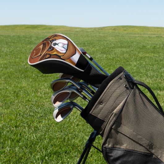 Bulldog Golfheadcover (Insitu)