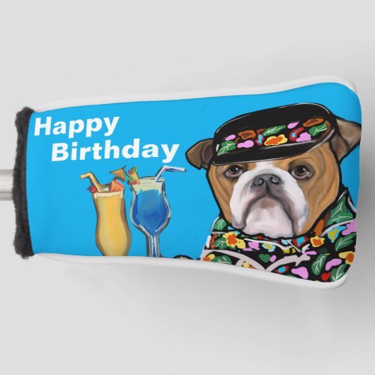 Bulldog Golfheadcover (Voorkant)
