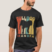 Bulldog Grandpa T-shirt (Voorkant)