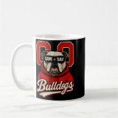 Bulldog Graphic Dawgs Men Women Kid Boy Girl  Koffiemok (Links)