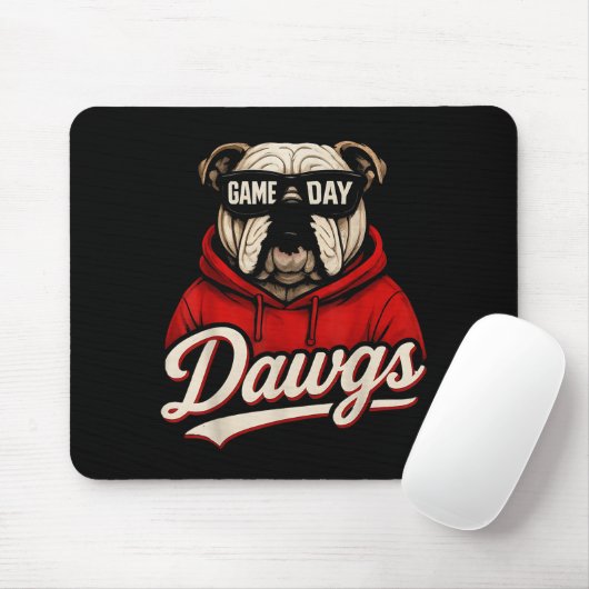 Bulldog Graphic Dawgs Men Women Kid Boy Girl  Muismat (Met muis)