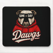 Bulldog Graphic Dawgs Men Women Kid Boy Girl  Muismat (Voorkant)
