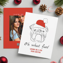 Bulldog Grappige Kerst