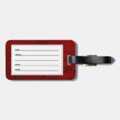 BULLDOG GREY CARTOON BAGAGELABEL (Achterkant horizontaal)