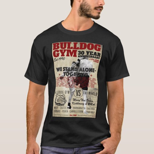 Bulldog Gym 30 years boy T-shirt (Voorkant)