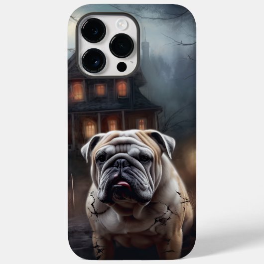 Bulldog Halloween eng Case-Mate iPhone Case (Achterkant)