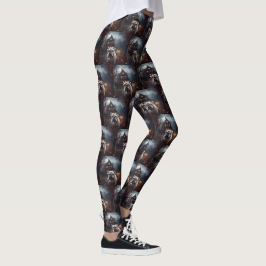 Bulldog Halloween eng Leggings (Rechts)