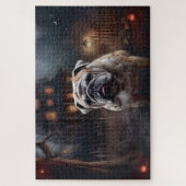 Bulldog Halloween eng Legpuzzel (Verticaal)