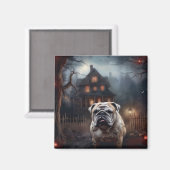 Bulldog Halloween eng Magneet (Voorkant / Achterkant)