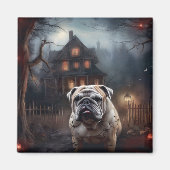 Bulldog Halloween eng Magneet (Voorkant)