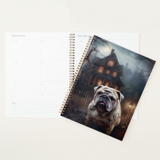 Bulldog Halloween eng Planner (Display)