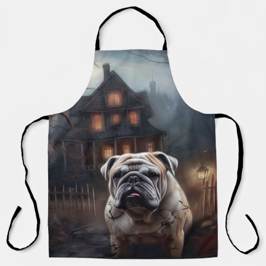 Bulldog Halloween eng Schort (Voorkant)