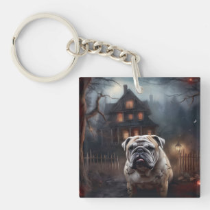 Bulldog Halloween eng Sleutelhanger