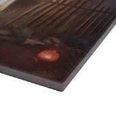 Bulldog Halloween eng Snijplank (Hoek)