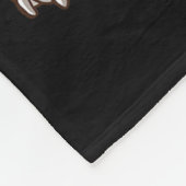 Bulldog Halloween Fun Halloween kostuum Boo Dog Fleece Deken (Hoek)