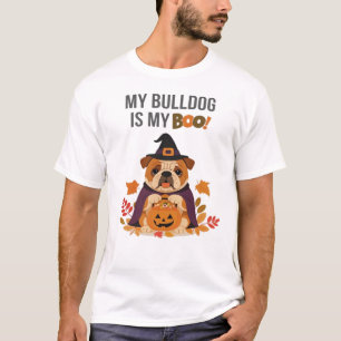 Bulldog Halloween Kostuum  Mijn Bulldog is Mijn Bo T-shirt