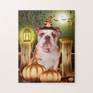 Bulldog Halloween Legpuzzel