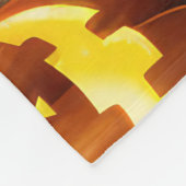 Bulldog Halloween Spooky Fleece Deken (Hoek)