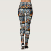 Bulldog Halloween Spooky Leggings (Achterkant)