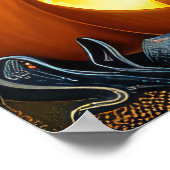 Bulldog Halloween Spooky Poster (Hoek)