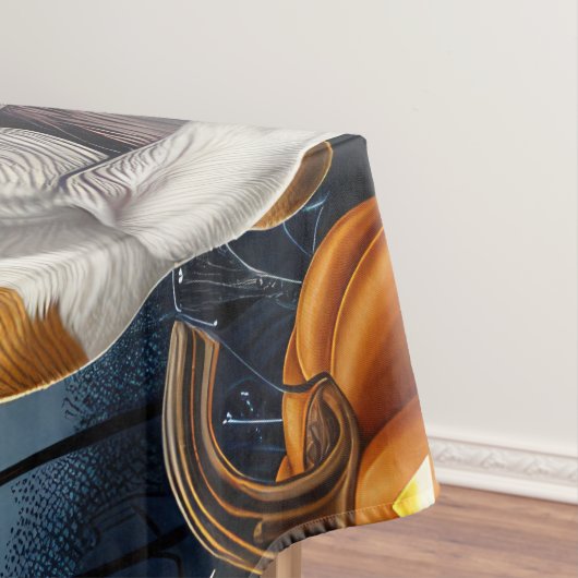 Bulldog Halloween Spooky Tafelkleed (Voorbeeld)