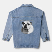 Bulldog Happy Face Denim Jas Denim Jacket (Achterkant)