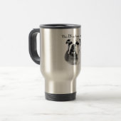 Bulldog Happy Face Reisbeker (Voorkant links)