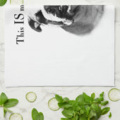 Bulldog Happy Face Theedoek (Gevouwen)