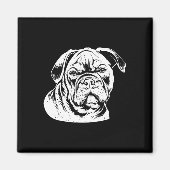 Bulldog Head Magneet (Voorkant)
