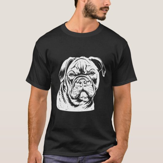 Bulldog Head T-shirt (Voorkant)