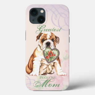 Bulldog Heart mama Case-Mate iPhone Case