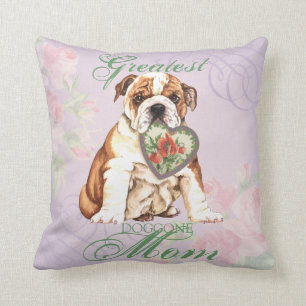 Bulldog Heart mama Kussen