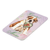 Bulldog Heart mama Magneet (Linkerzijde)