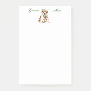 Bulldog Heart mama Post-it® Notes