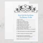Bulldog Hoe goed ken je baby shower game? (Voorkant / Achterkant)