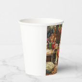 Bulldog Holiday Bakken: Feestelijke Kerstmis Papieren Bekers (Rechts)