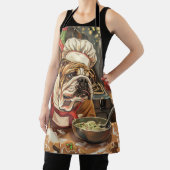 Bulldog Holiday Bakken: Feestelijke Kerstmis Schort (Insitu)