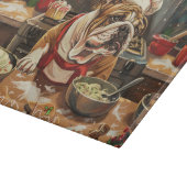 Bulldog Holiday Bakken: Feestelijke Kerstmis Snijplank (Hoek)